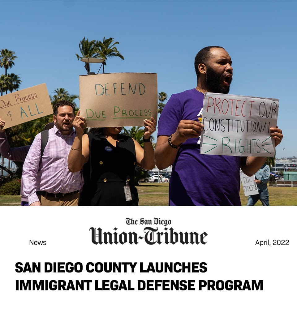 San Diego County launches immigrant legal defense program